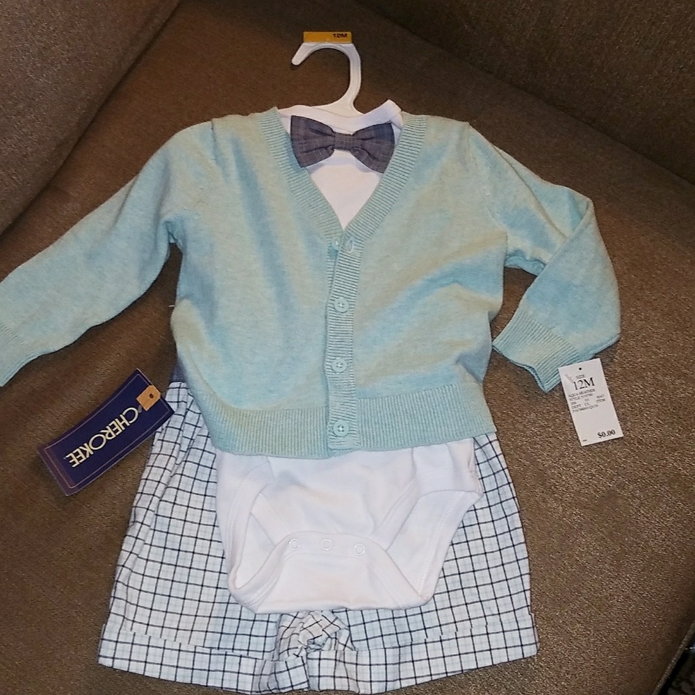3 piece baby boy outfit
